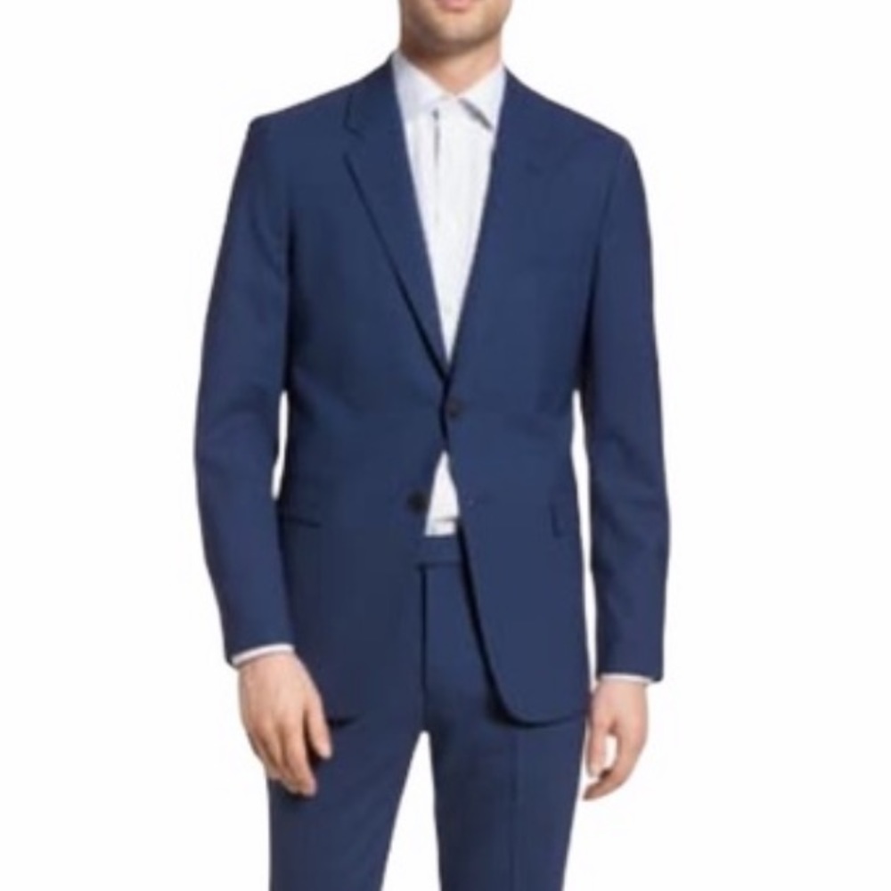 Theory Chambers Slim Fit Stretch Wool Blazer